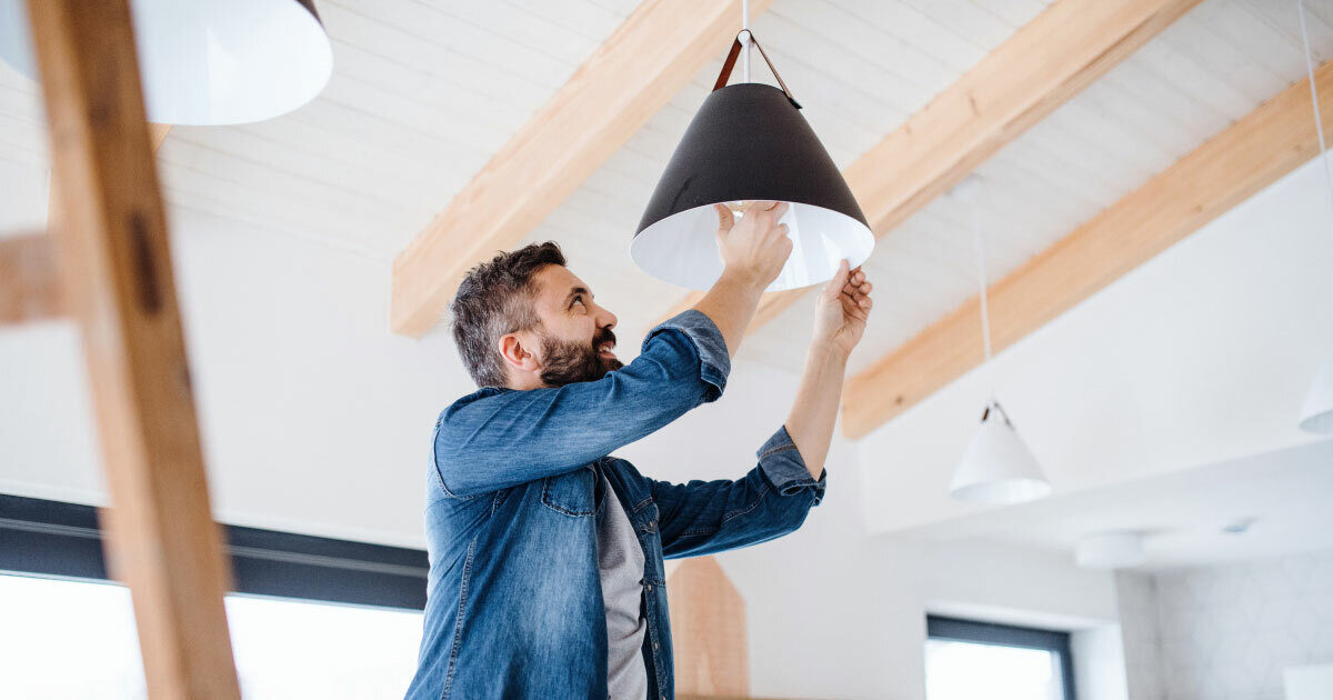 man and lightbulb